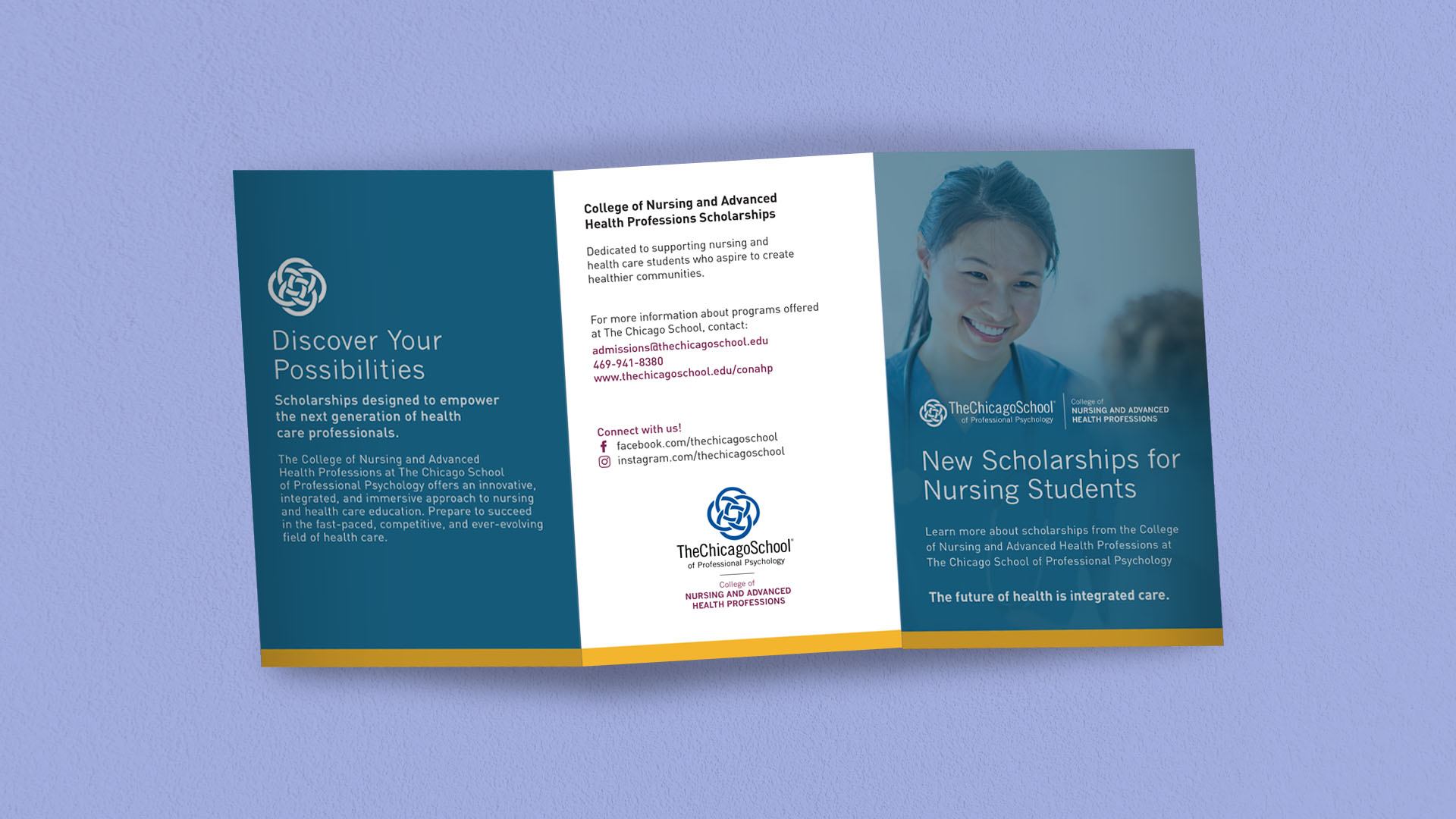 College of Nursing and Health Professions Scholarship Brochure