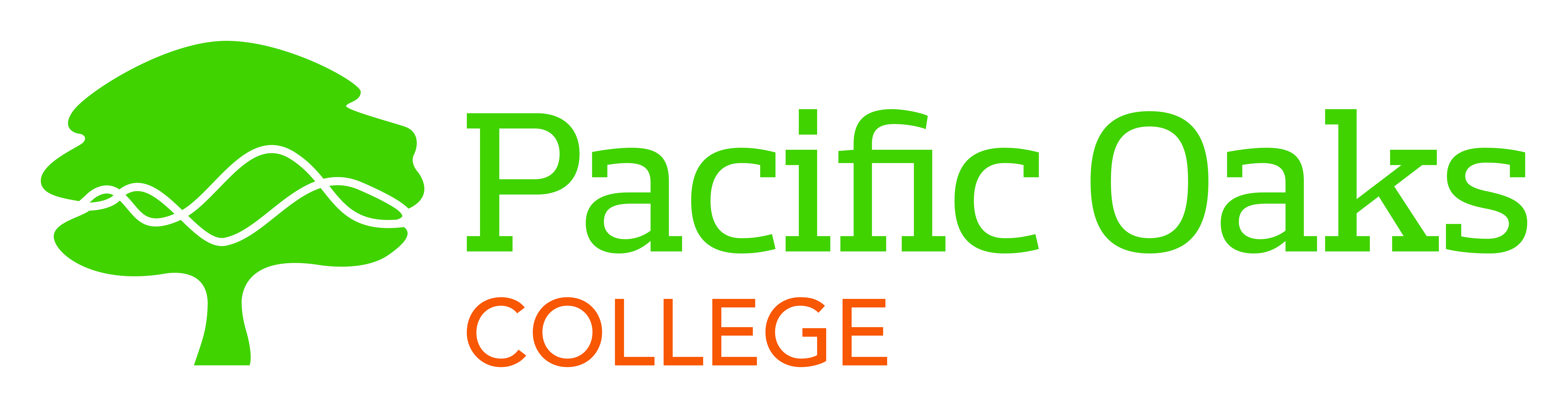 Refreshed Pacific Oaks College Logo