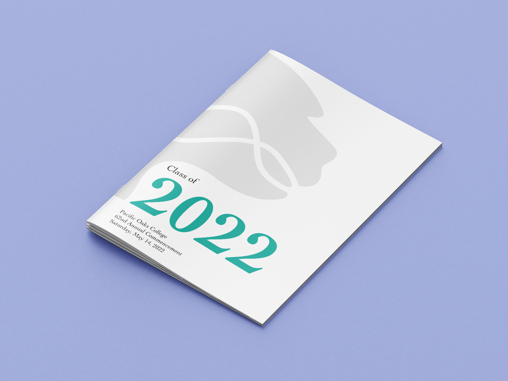 Pacific Oaks College 2022 Commencement Booklet Cover